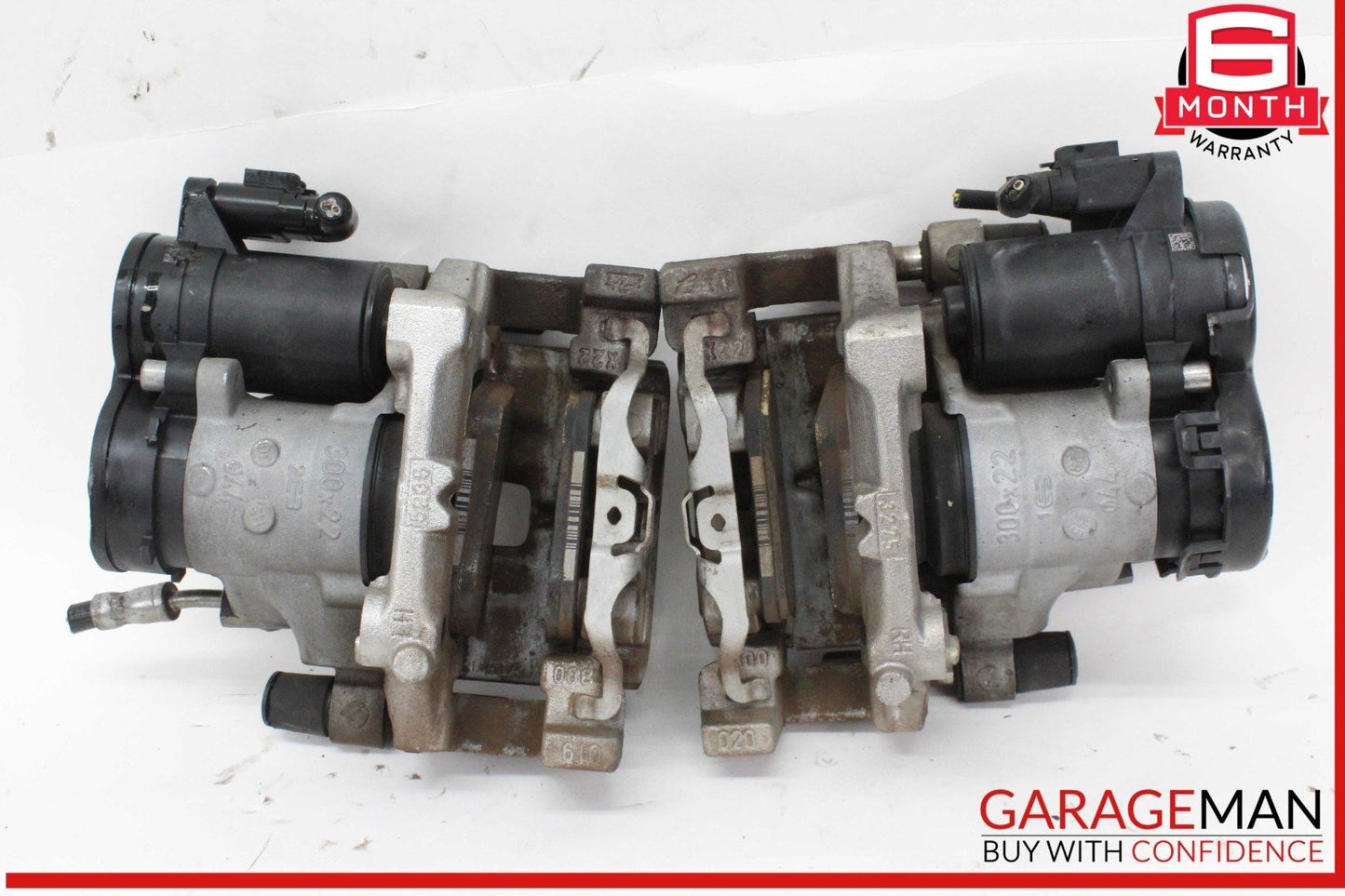 15-20 Mercedes W205 C300 C400 Rear Right & Left Side Brake Calipers Set of 2 Pc