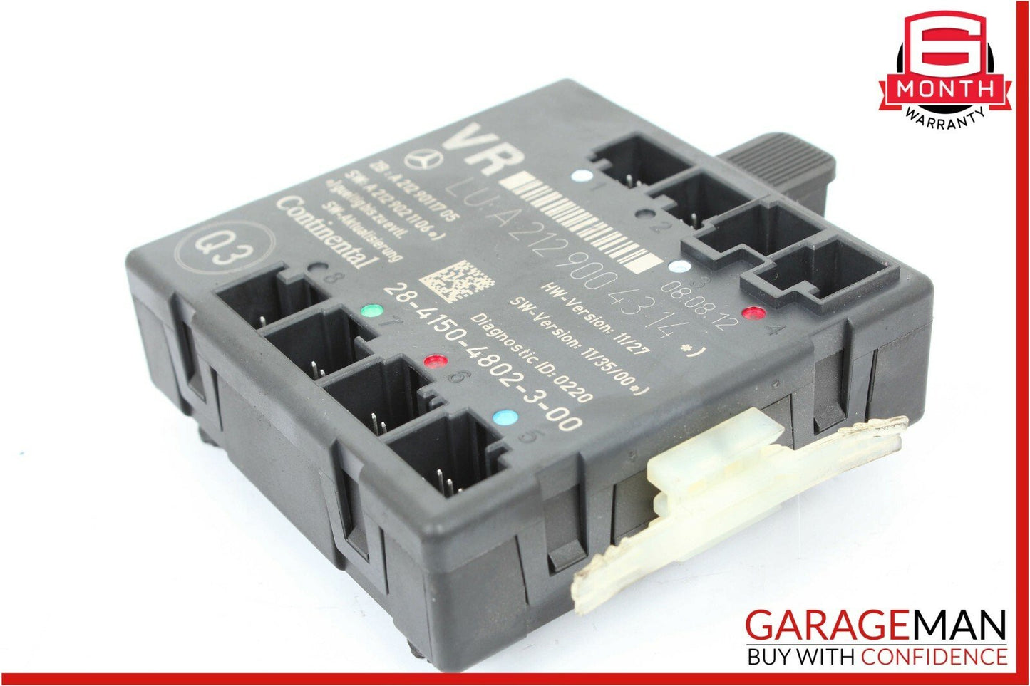 08-14 Mercedes W204 C300 C350 Front Right Side Door Control Module Unit