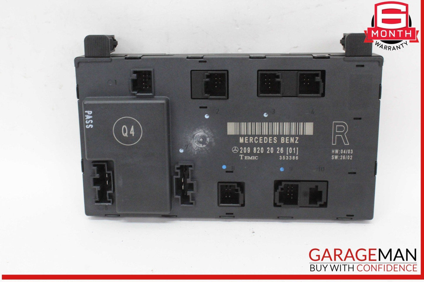 03-09 Mercedes W209 CLK350 Front Right Side Door Control Module Unit OEM