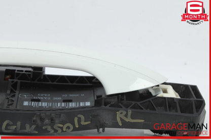 08-15 Mercedes X204 GLK350 Rear Left Driver Side Exterior Door Handle White OEM