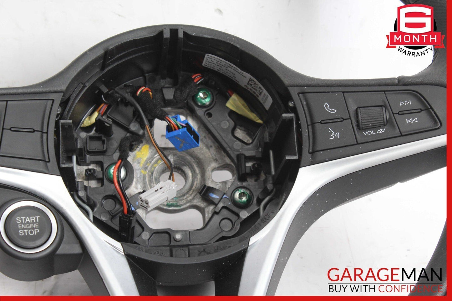 17-22 Alfa Romeo Giulia Steering Wheel w/ Switch Buttons 01561396750 OEM