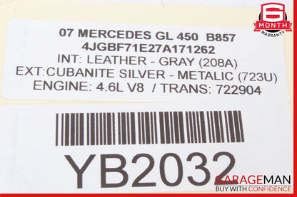 03-11 Mercedes X164 GL450 Seat Control Module Front Left 2118704926 OEM