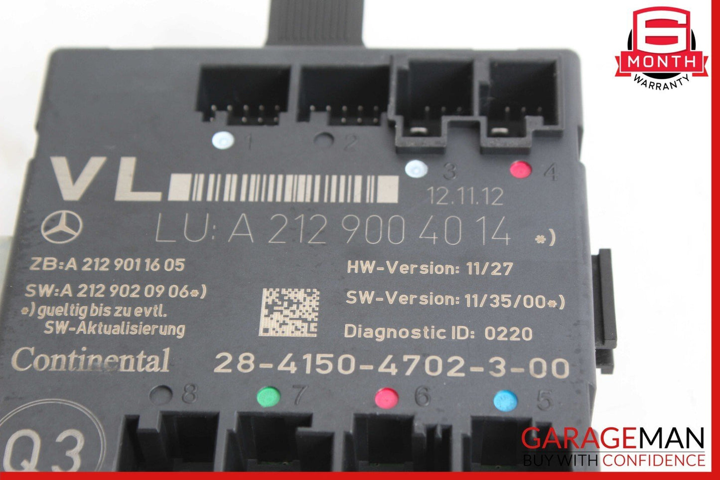 08-18 Mercede W212 E400 CLS550 C250 Front Left Side Door Control Module OEM