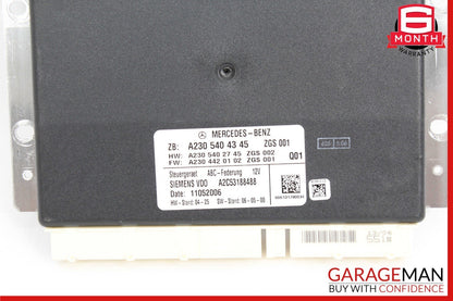 07-08 Mercedes R230 SL550 SL55 AMG ABC Suspension Active Body Control Module OEM