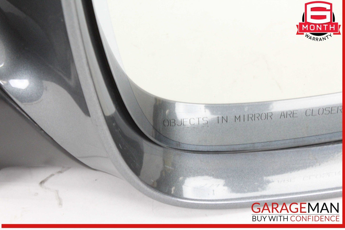 09-15 Audi Q5 Front Right Side Door Rear View Mirror Silver 8R1857410E OEM