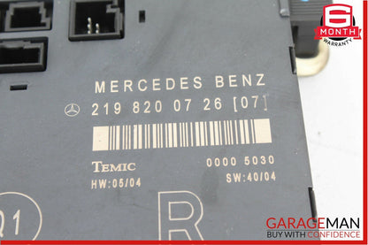 06-11 Mercedes CLS500 CLS55 AMG Front Right Passenger Door Control Module OEM