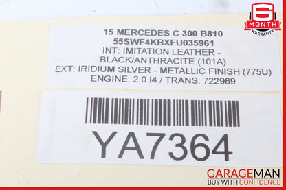 15-20 Mercedes W205 C300 C400 GLC300 Headlight Switch Control 2059056500 OEM