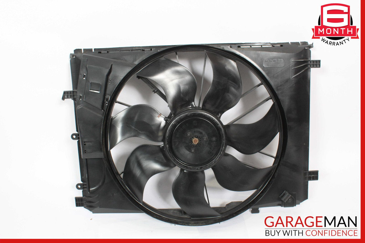 08-18 Mercedes SLK350 CLS400 C350 Engine Cooling Fan Shroud Motor Assembly