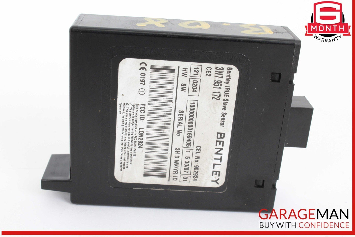 07-18 Bentley Continental GTC Anti Theft Alarm Movement Control Module Unit OEM