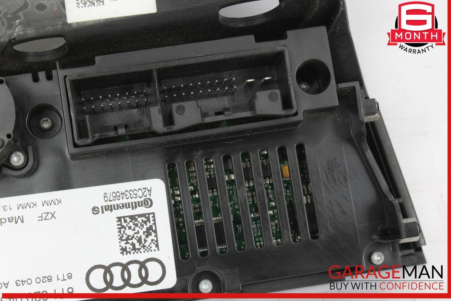 09-12 Audi S4 Front AC A/C Air Conditioning Heater Climate Control Panel OEM