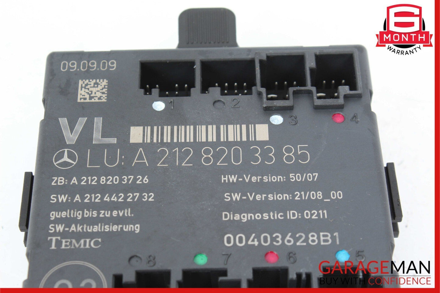 08-18 Mercedes W212 E350 SLK350 E400 E350 Front Left Side Door Control Module