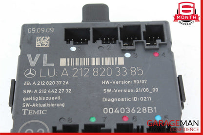 08-18 Mercedes W212 E350 SLK350 E400 E350 Front Left Side Door Control Module