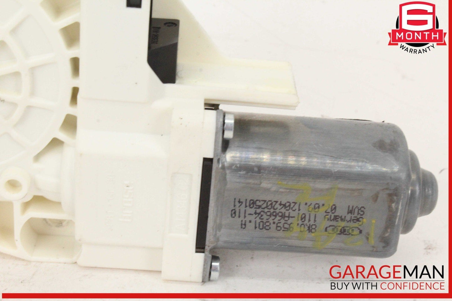 09-16 Audi A4 S4 Front Left Driver Side Window Regulator Motor 8K0959801A OEM