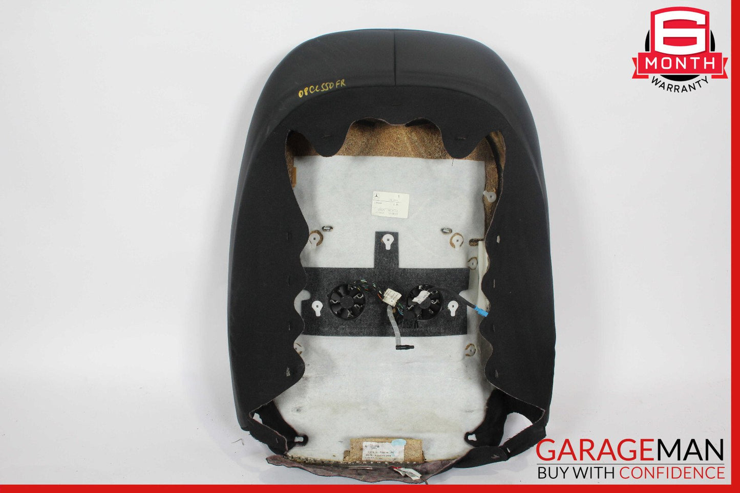 07-10 Mercedes W216 CL550 Front Right Side Top Upper Seat Cushion Black OEM