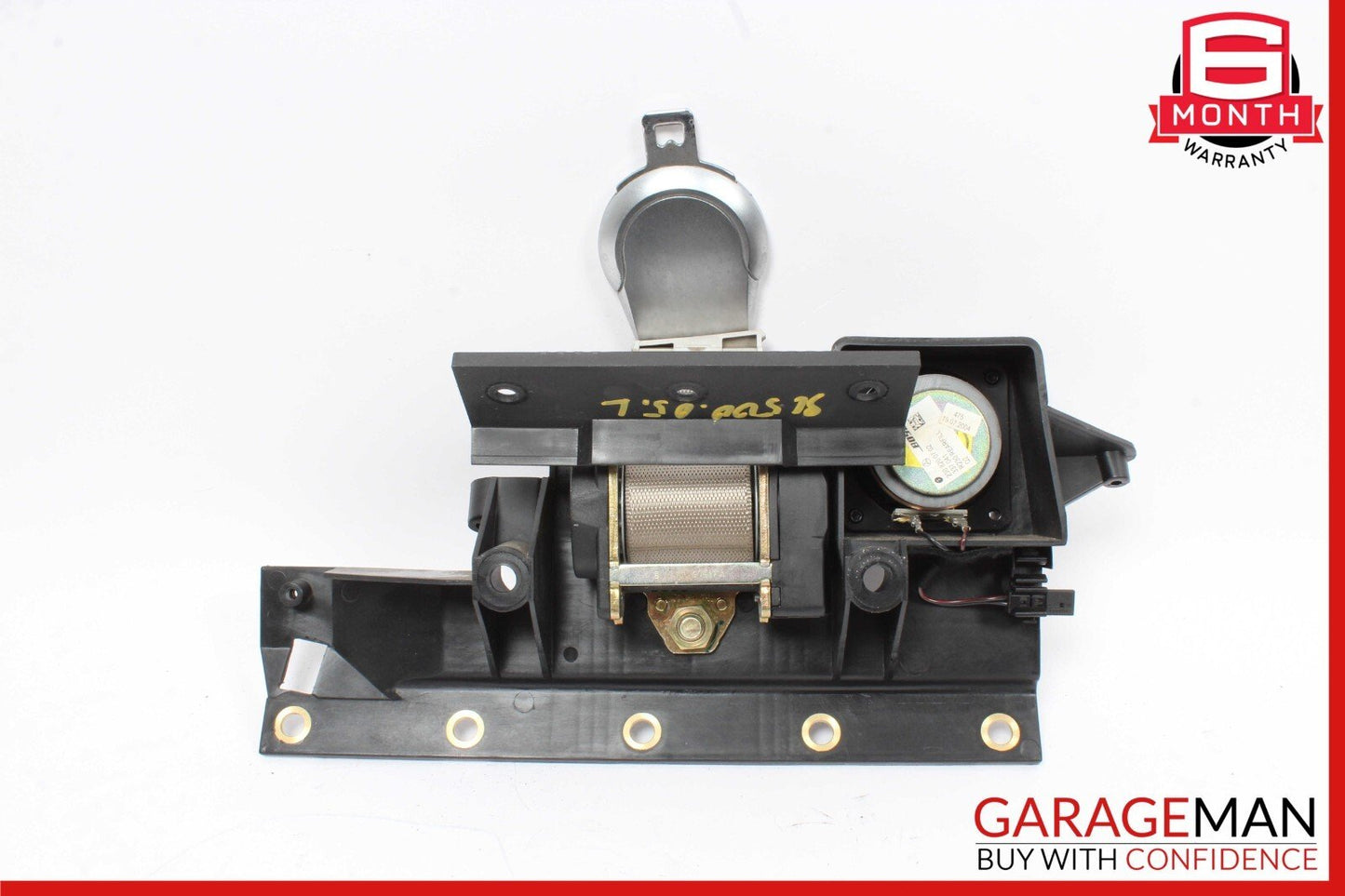 03-08 Mercedes R230 SL500 Rear Left Luggage Seatbelt Retractor Speaker Black OEM