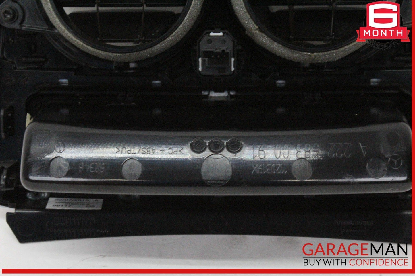 14-17 Mercedes W222 S550 Rear Center Console AC Air Conditioning Air Vent Grille