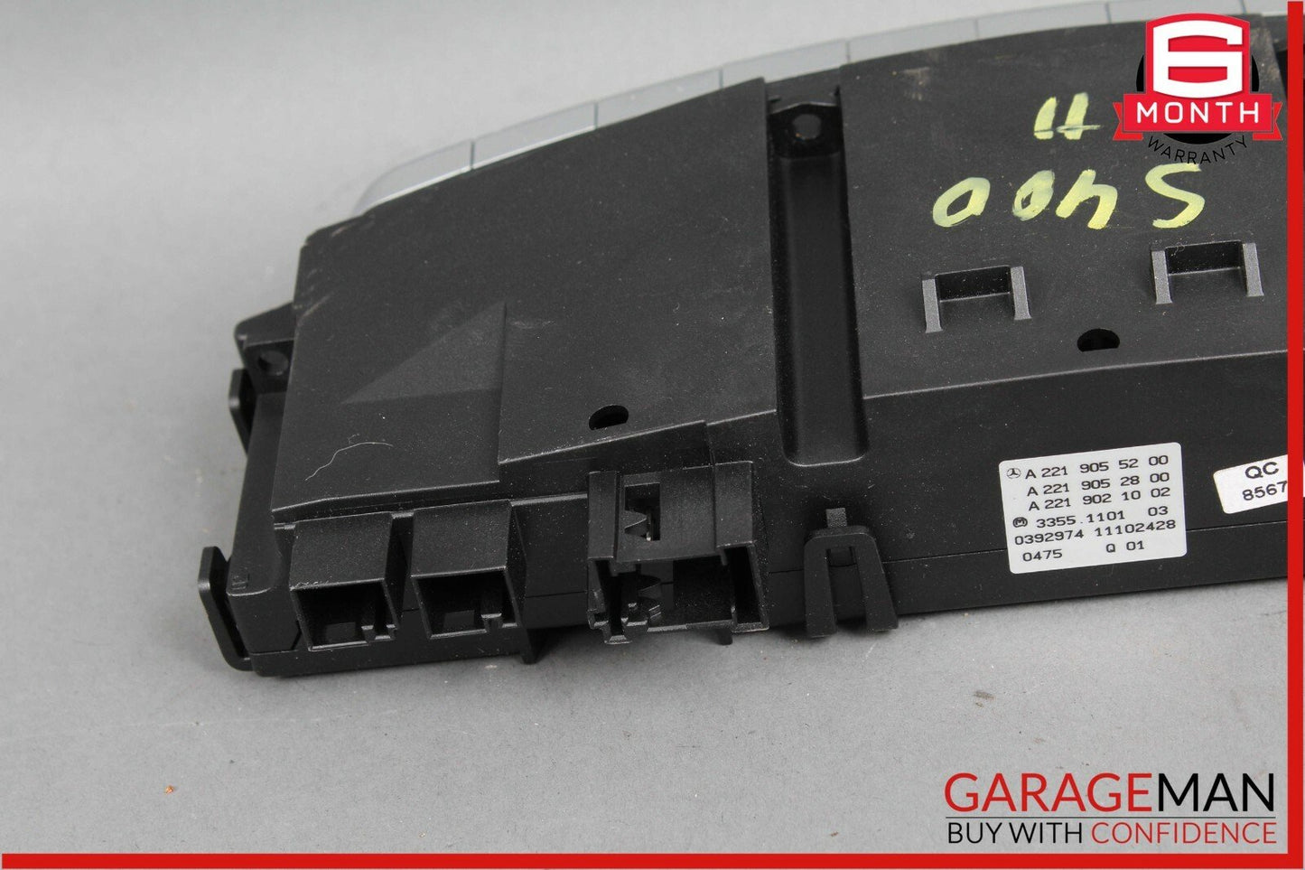 07-13 Mercedes W221 S400 CL550 A/C AC Heater Climate Switch Control Module OEM