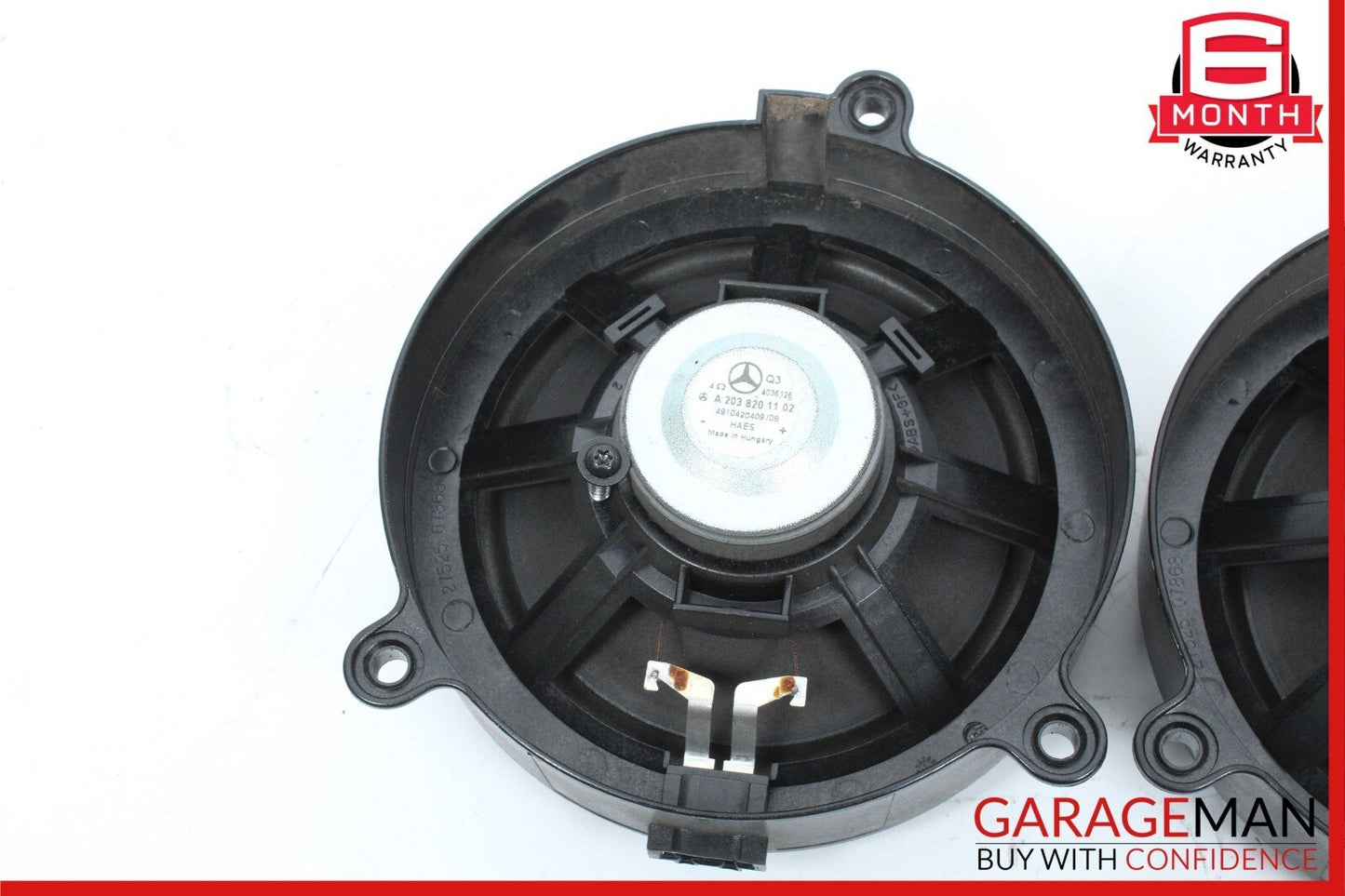 01-07 Mercedes W203 C230 C280 Front Right & Left Door Audio Speaker Set of 2 Pc