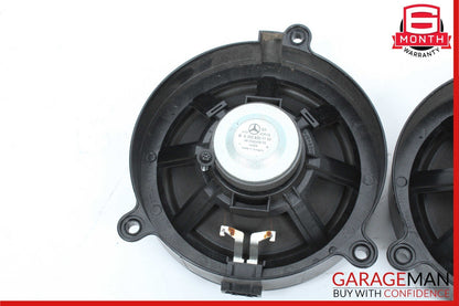 01-07 Mercedes W203 C230 C280 Front Right & Left Door Audio Speaker Set of 2 Pc