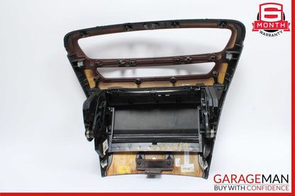 07-13 Mercedes W216 CL550 Center Console Comand Head Unit Bezel Trim Assy Wood
