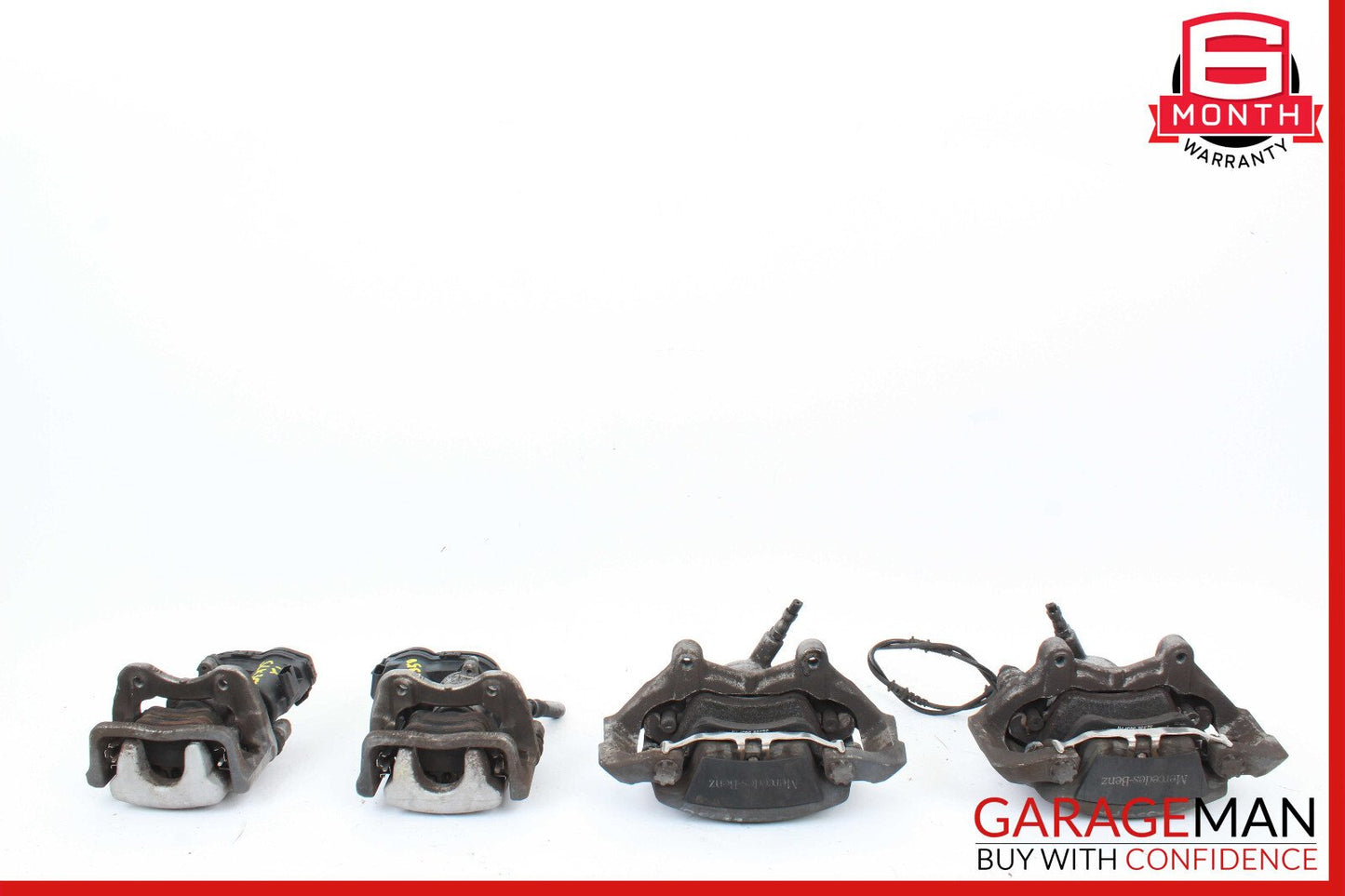 12-20 Mercedes R172 SLK350 Complete Front & Rear Brake Caliper Calipers Set OEM