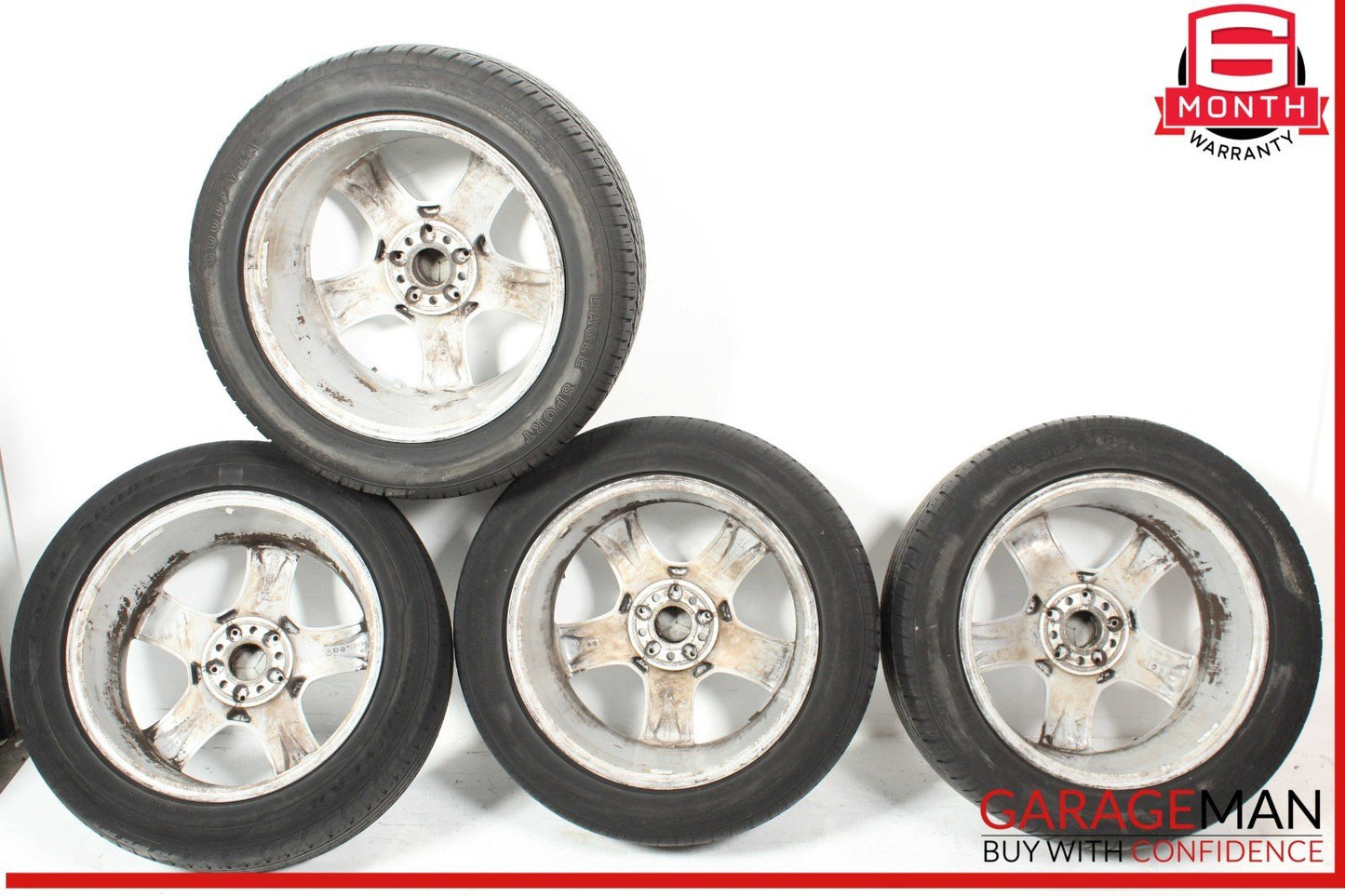 06-09 Mercedes W164 ML350 ML450 Complete Wheel Tire Rim Set of 4 Pc 8Jx19H2 ET60