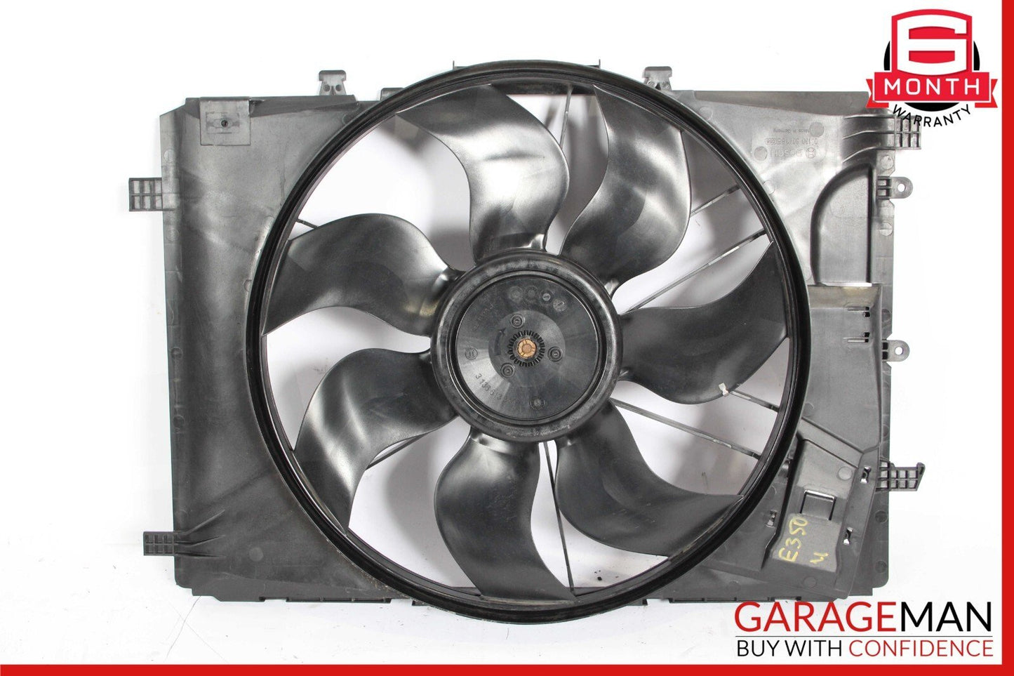 08-18 Mercedes C350 C250 E350 Engine Motor Radiator Cooling Fan Shroud Assy