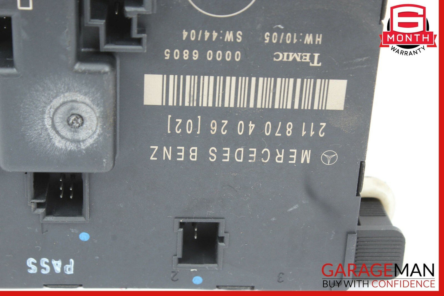 03-09 Mercedes W211 E550 E350 E63 AMG Rear Left Side Door Control Module Unit