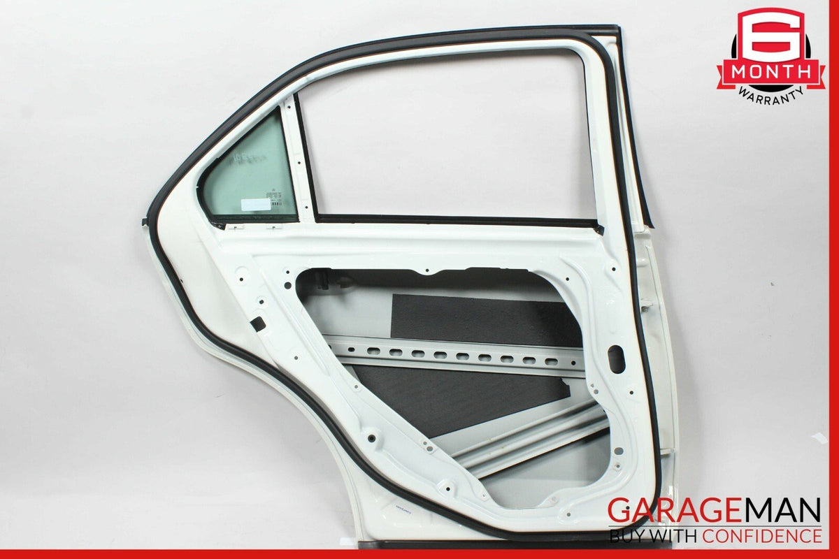 10-16 Mercedes W212 E500 Rear Left Driver Side Exterior Door Shell White OEM