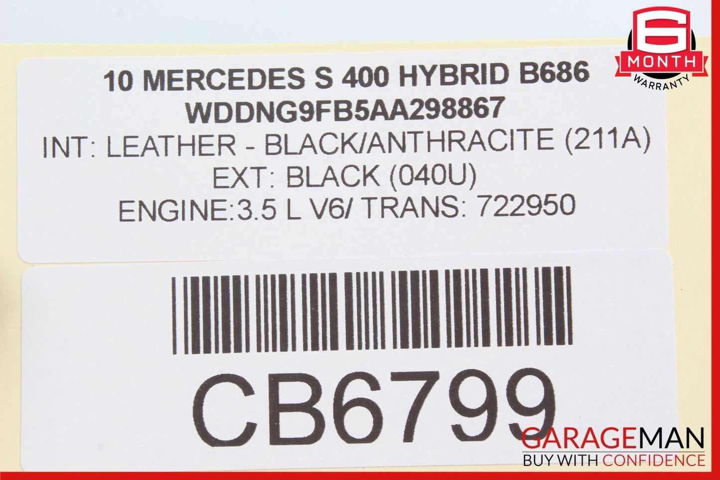 10-13 Mercedes W221 S400 E350 Front Left Side Bumper Running Daytime Light Lamp