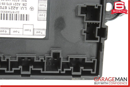 07-13 Mercedes W221 S550 S63 AMG Rear Right / Left Side Door Control Module Unit
