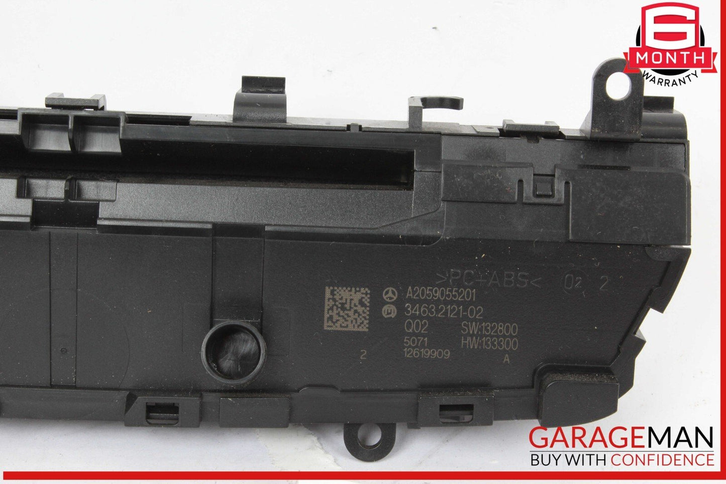 15-19 Mercedes W205 C300 C400 Media Center Dashboard Hazard Control Switch OEM