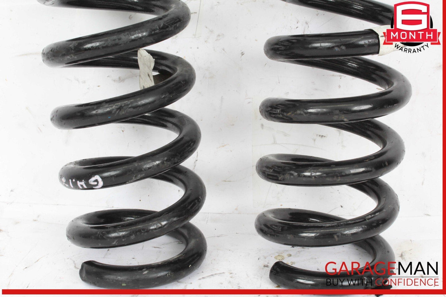 14-17 Maserati Ghibli Rear Right & Left Suspension Coil Spring Absorber Set OEM