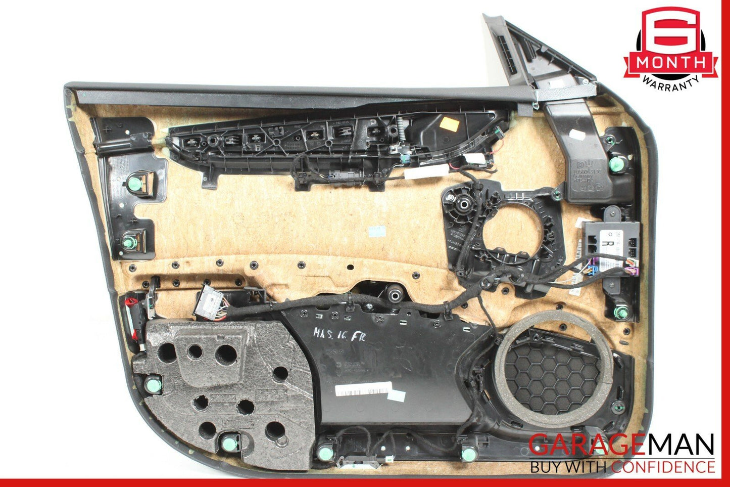 14-17 Maserati Ghibli Front Right Side Complete Interior Door Panel Black OEM