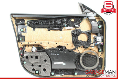 14-17 Maserati Ghibli Front Right Side Complete Interior Door Panel Black OEM