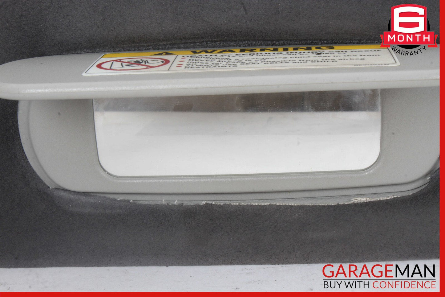 03-06 Mercedes R230 SL500 SL55 AMG Right Side Sun Visor Shade OEM