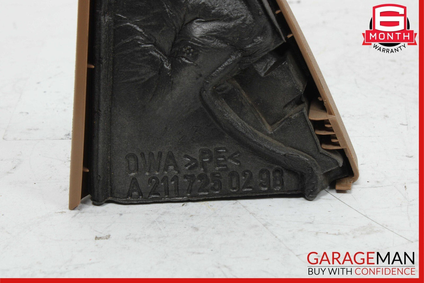 03-09 Mercedes W211 E550 E55 AMG Front Right Side Tweeter Speaker Cover Brown