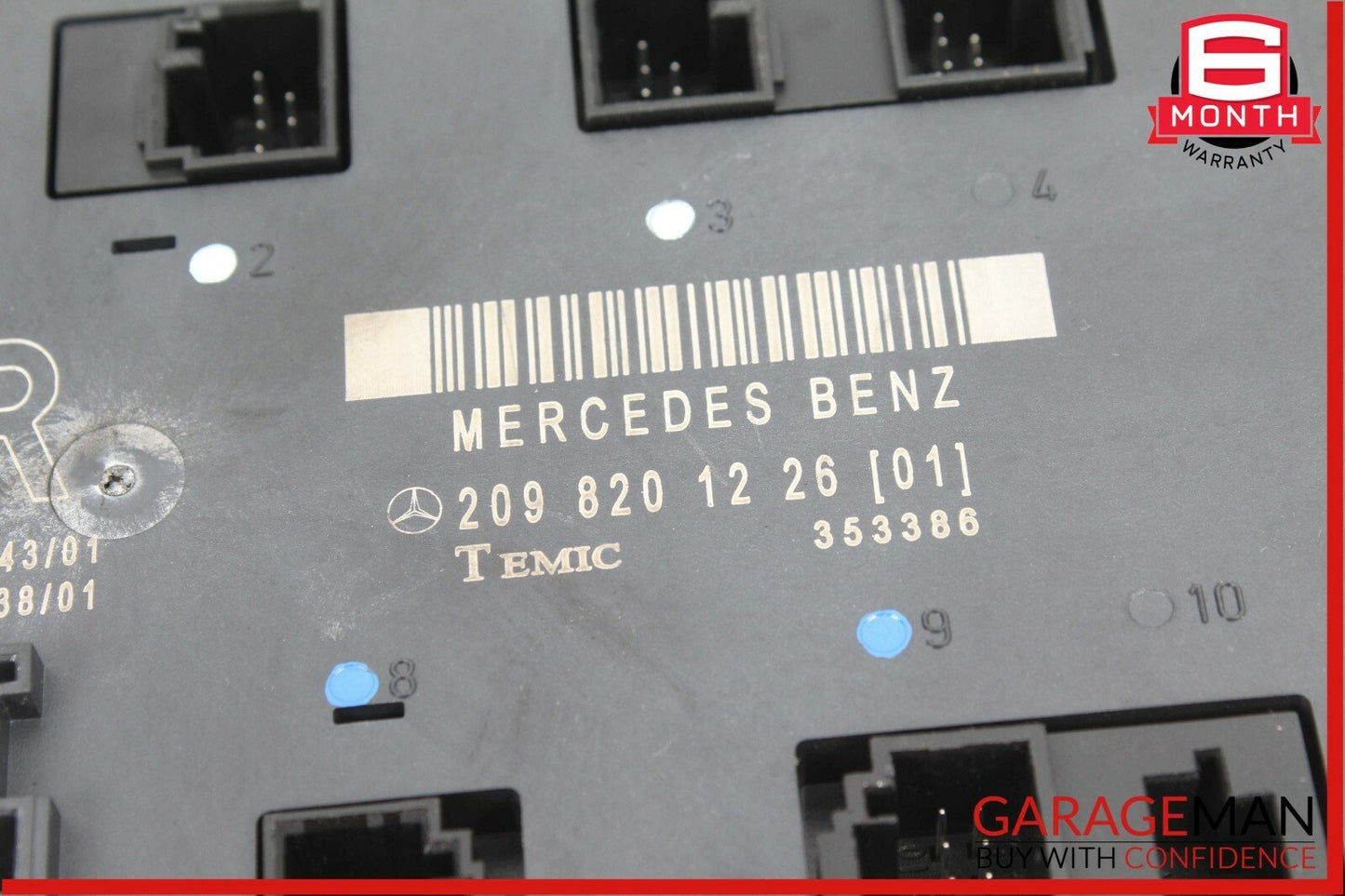 03-09 Mercedes W209 CLK500 CLK55 AMG Right Passenger Door Control Module OEM