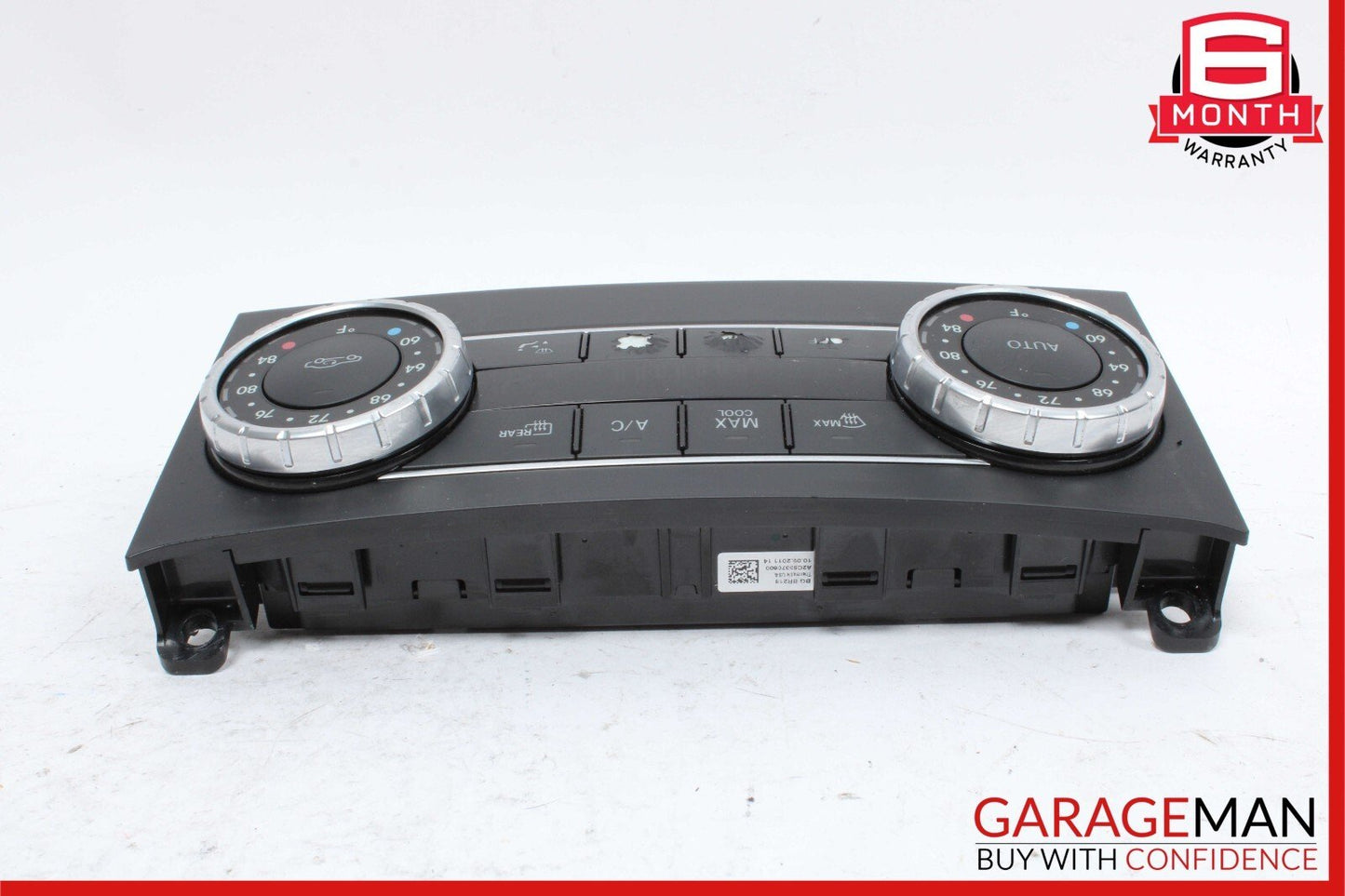 12-14 Mercedes W204 C250 C63 AC A/C Heater Climate Control Switch Trim Assembly