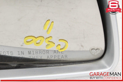 10-11 Mercedes W204 C300 Front Right Passenger Side Door Rear View Mirror Silver