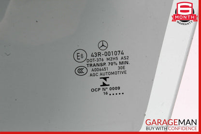 15-20 Mercedes W205 C300 C350e Front Left Side Door Window Auto Glass OEM