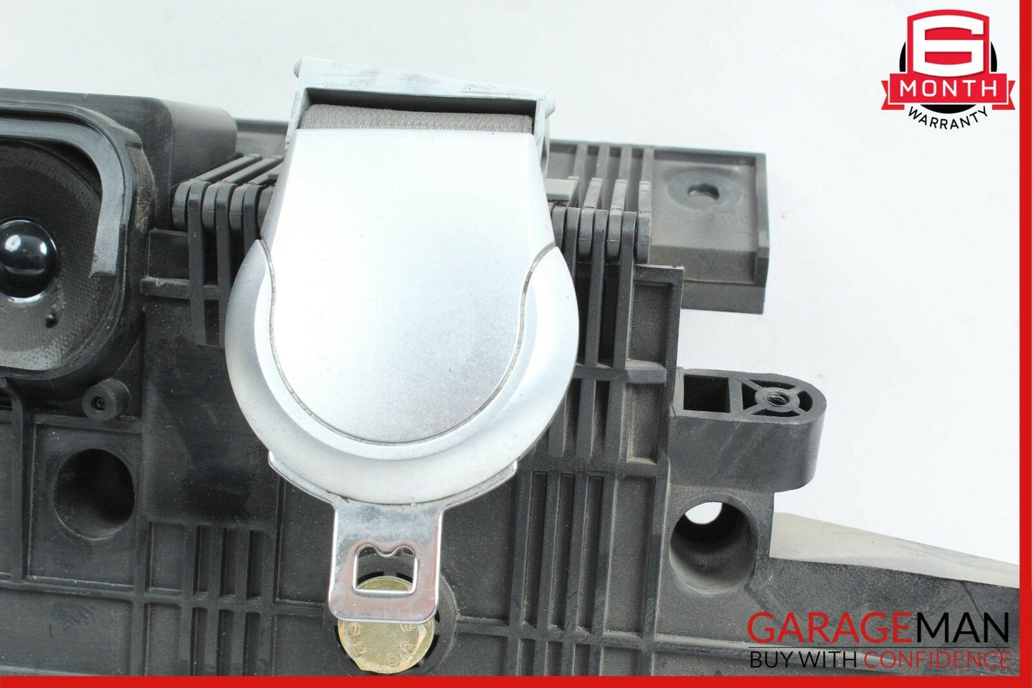 03-08 Mercedes R230 SL500 Rear Left Seat Belt Retractor Speaker Luggage Assembly