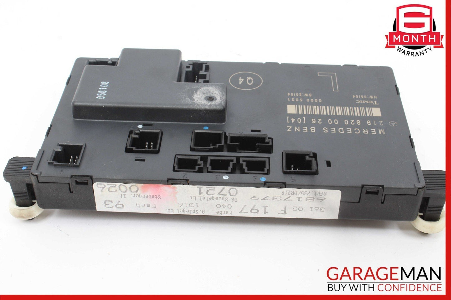 06-11 Mercedes W219 CLS500 CLS55 AMG Front Left Driver Door Control Module Unit