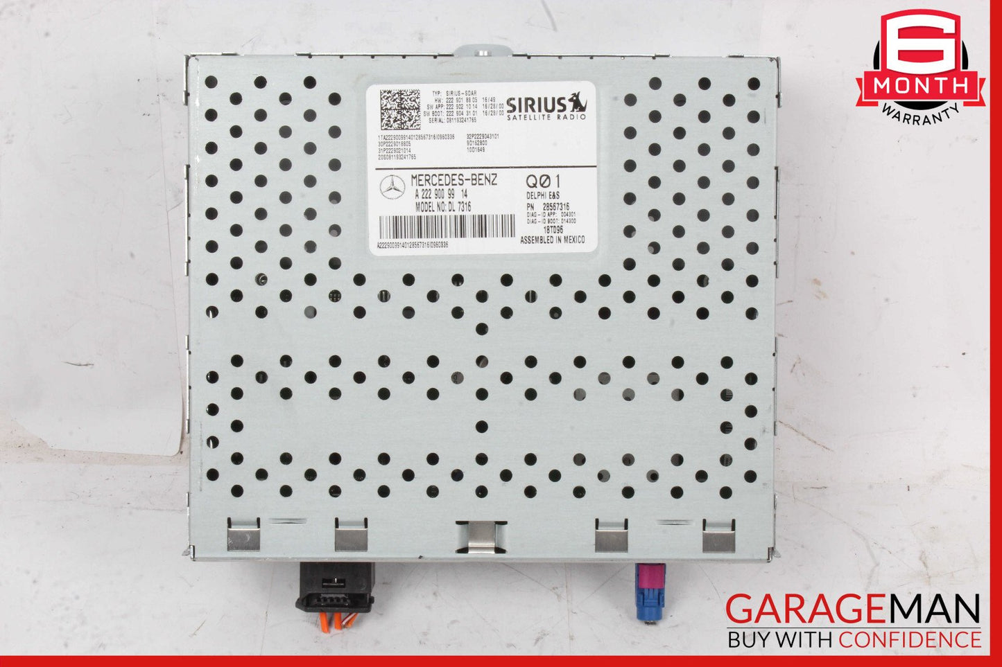 15-18 Mercedes W205 C300 C400 Sirius Satellite Radio Receiver Module Unit OEM
