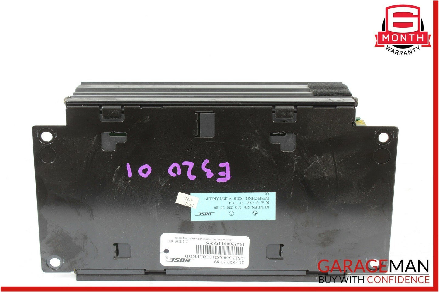99-02 Mercedes W210 E320 E430 E55 AMG Bose Amp Amplifier Module 2108202789