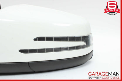 10-11 Mercedes W204 C300 Front Left Driver Side Rear View Door Mirror White OEM