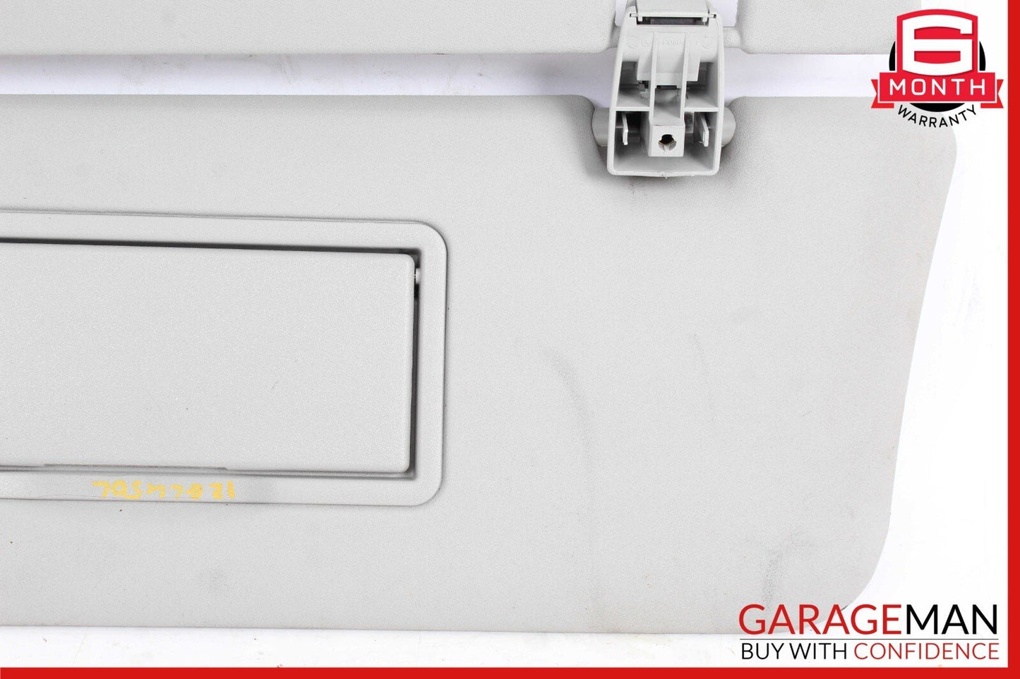 06-12 Mercedes X164 GL450 ML350 Front Left Side Sun Visor Sunvisor Cover Grey