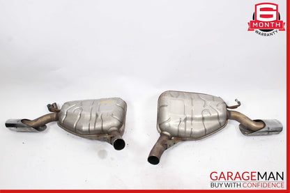 06-08 Mercedes W219 CLS500 CLS550 Exhaust Muffler Mufflers Right And Left OEM