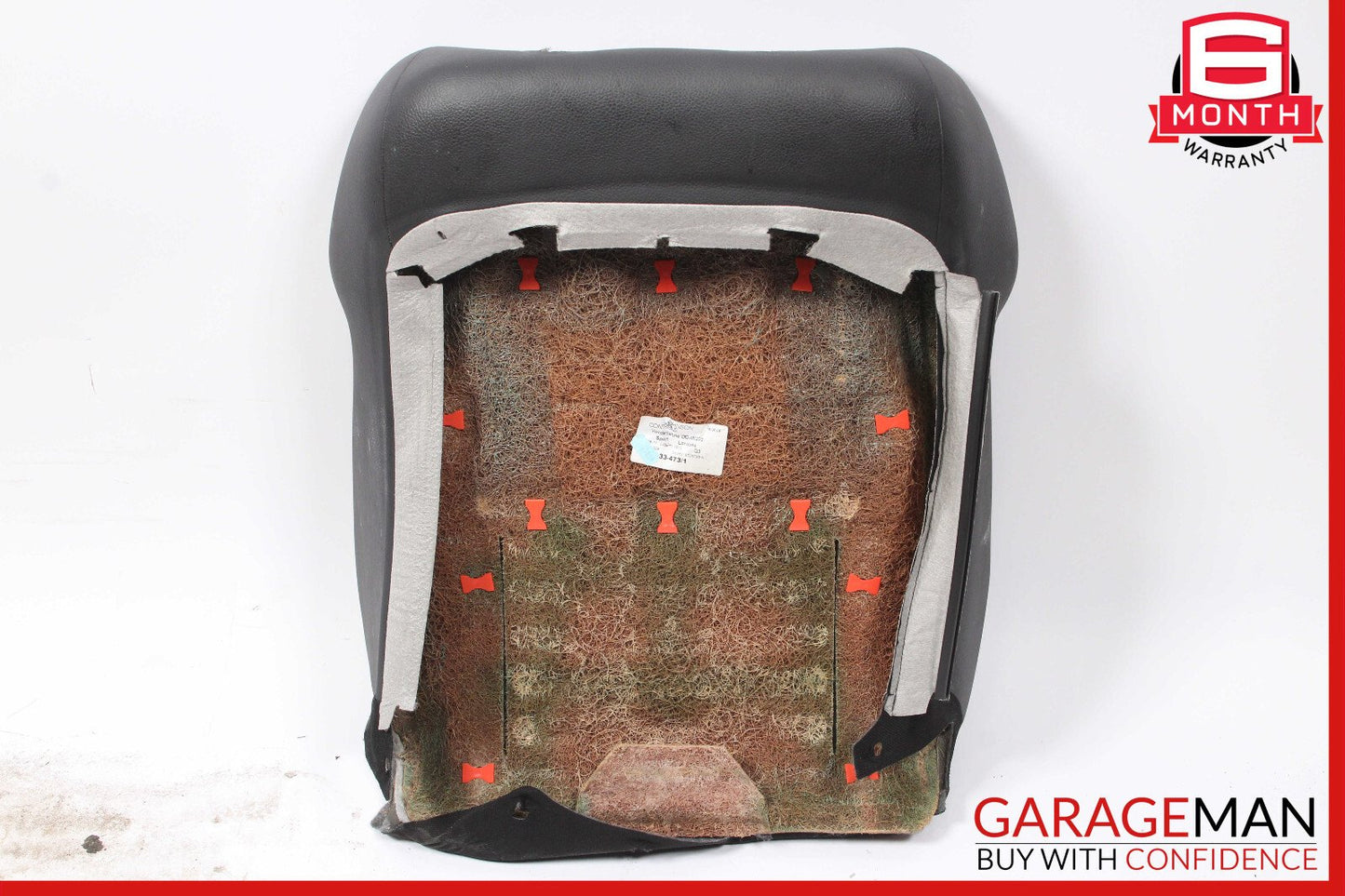 05-07 Mercedes W203 C230 Front Right Side Top Upper Seat Cushion Cover Black OEM