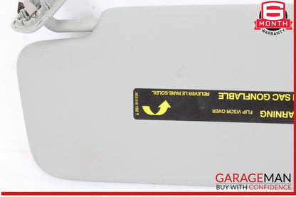 17-24 Audi A4 Front Right Passenger Side Sun Visor Sunvisor Gray 8H0010501 OEM